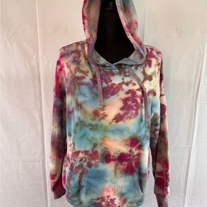 Woman’s Medium Hand Dyed Tie-Dye Hoodie